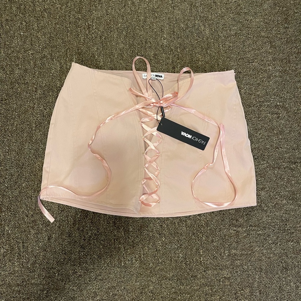 Fashion Nova Pink Mini Skirt